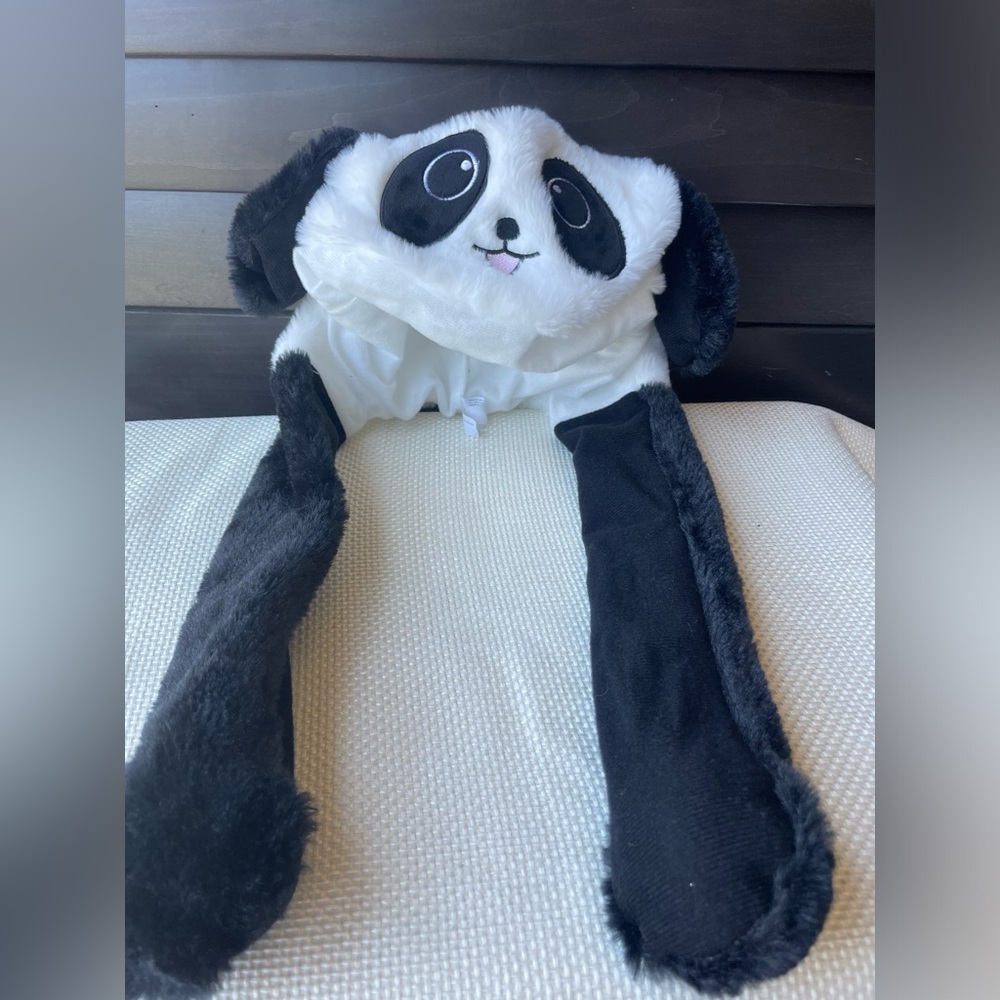 Panda Hat With Pump Ears NWT Halloween Cute Warm